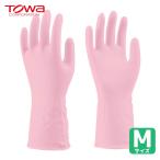 ビニスター 東和 塩化ビニール手袋 トワローブパールうす手 ピンク M (1双) 762-M