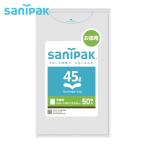 sani упаковка UH54 усиленный полиэтиленовый пакет 45L половина прозрачный 50 листов (1 пакет ) номер товара :UH54-HCL