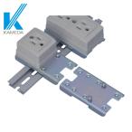 カメダデンキ S-21-3C ACベース (DINレールコンセント取付用) (1個)