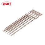 EIGHT EA-70 4MMX130 六角棒ビット テーパー 対辺6.35 溝9&13 4mmX130 単品 (1本)