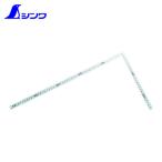 シンワ測定 10032 鉄工用曲尺平ぴたシルバー50cm (1本)