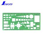 シンワ測定 66007 テンプレートTD-1 (1枚)