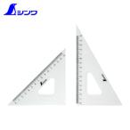 シンワ測定 77066 三角定規 18cm 2枚組 (1組)