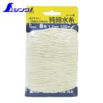 シンワ測定 78494 純綿水糸 カード巻 8号 1.2mm100m (1個)