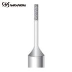 ナカニシ SP電着小径CBNバー 円筒型 φ0.7×3×軸φ3 ＃600 (1本) 11835