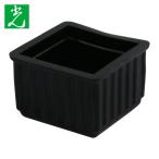 光 HIKARI イス脚キャップ 黒角31 (1個) BE-4-312