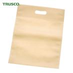 トラスコ TRUSCO 不織布小判抜き手提げバッグ M 10枚入 ベージュ (1袋) THKB-M-BG