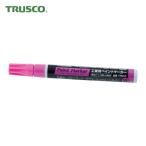 トラスコ TRUSCO 工業用ペイントマーカー油性中字 桃 (1本) TPM-P