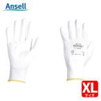 アンセル Ansell ウレタン背抜手袋 エッジ 48-125 ホワイト XLサイズ (1双) 48-125-10