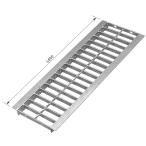 グレーチング 溝幅150用 荷重:T-2(乗用車) HGU150-19L600 U字溝用 普及型L=600 法山本店