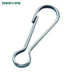 日本緑十字社 スナップ(ナスカンフック) 金具06 11×34mm 10個組 スチール製 (1組) 137060