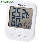 トラスコ TRUSCO 熱中症・インフルエンザ危険度お知らせ付デジタル温湿度計 (1個) 品番:TDTM-001