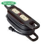 ショッピング延長コード 日動工業 NICHIDO 延長コード ハンドリール 100V 2芯×10m 黒 (1台) 品番：HR-104-B-O