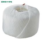 日本緑十字社 ケーブル用呼び線(通線紐) 白 ロープ4N 4mmΦ×400m ポリプロピレン (1巻) 283006