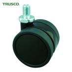トラスコ TRUSCO ねじ込み双輪キャスター エラストマー車輪 自在 Φ60 M8 (1個) TDE60-M8