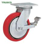 トラスコ TRUSCO 重量キャスター 自在SP付 125MM 耐湿ウレタン車輪345KGF (1個) HR/HM125345PCI-TG-WB
