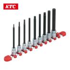 KTC 京都機械工具 TBT3L09H 9.5sq.ロングヘキサゴンビットソケットセット(9コ組) ロングタイプ (1S)