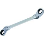 Pro-Auto プロ用 ラチェットめがねレンチ ダブルフレックスロックギアレンチ8mm×10mm (1丁) 品番：DFL0810