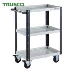 ショッピングTRUSCO トラスコ TRUSCO ツールワゴン イーグルワゴン 600X400XH880 ホワイト／ブラック (1台) 品番：EGW-963-WBK