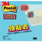 3M スリーエム ポスト・イット 強粘着 75X75mm 90枚 エレクトリックブルー (1Pk) 品番：654SS-B
