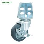 トラスコ TRUSCO アングル式エラストマーキャスター 自在S付 Φ50 (1個) TYSA-50ELS