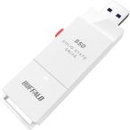 バッファロー BUFFALO PC対応 USB3.2(Gen2) TV録画 スティック型SSD 1TB ホワイト Type-C付属 (1個) 品番:SSD-SCT1.0U3-WA
