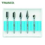 ショッピングTRUSCO トラスコ TRUSCO 超硬バーセットBシリーズ 軸3mm 刃径6.4mm 5本セット (1S) 品番：TB-B064-5S
