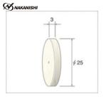 na краб si53921 колесо type фетр полировка 10 штук твердый φ25×3× дыра φ1.3 (1Pk)
