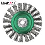 LESSMANN レスマン 471814 ホイールブラシ Φ100 ステンレス線 0.5 (1個)