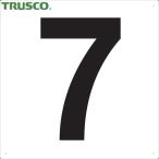 TRUSCO(トラスコ) 表示板 数字 420×420 数字「7」 (1枚) TSEH-7