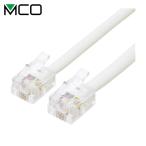 miyosiMCO DC-410/WH телефонный аппарат код 6 высшее 4 сердцевина 10m белый (1Pk)