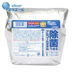 ショッピングエリエール エリエール ウェットティッシュ 除菌できるアルコールタオル 大容量つめかえ用400枚 (1Cs) 品番：21000967