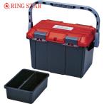 リングスター 樹脂製工具箱 ドカットD-4500レッド/ブラック (1個) 品番:D-4500-R/BK