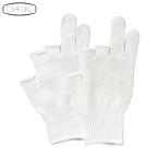 おたふく手袋 作業手袋 476 3本 指出し 指先 M (1双) 品番：476-M 作業用手袋 すべり止め ウレタン 背抜き 手袋