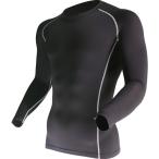 おたふく　ＢＴパワーストレッチ　クルーネックシャツ　ブラック　Ｓ JW-174-BK-S≪代引不可≫