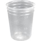 ＡＳ　ディスポカップ１００ｍＬ目盛付き 5-077-01