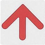 光　サインプレート　矢印 KP66-7