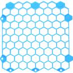 TRUSCO(トラスコ)　抗菌・防炎ジョイントスノコ　土足用　ブルー TJDDS15-BL