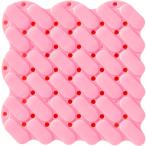 TRUSCO(トラスコ)　抗菌・防炎ジョイントスノコ　素足用　ピンク TJSS15-P