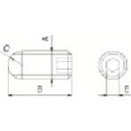  Kyocera детали блокировка винт HSB4X8R