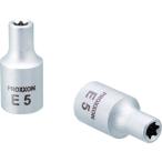 ＰＲＯＸＸＯＮ　Ｅ型トルクスビットソケット　１／４　Ｅ５ 83790