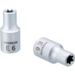 ＰＲＯＸＸＯＮ　Ｅ型トルクスビットソケット　１／４　Ｅ６ 83792