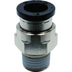 ＰＩＳＣＯ　チューブフィッティング　ストレート　適合外径１０ｍｍ　接続口径Ｒ１／４ PC10-02