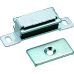 TRUSCO(トラスコ)　マグネットキャッチ（横型）　アルミ製　Ｌ４０ｍｍ　シルバー TSM-10