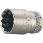 TRUSCO(トラスコ)　ソケット　１２角タイプ　差込角１２．７　対辺１１ｍｍ T4-11W
