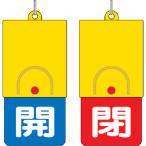 ユニット　回転式両面表示板　白文字：開青地　閉赤地　１０１×４８ 857-34