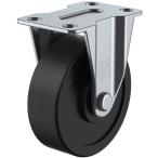 ユーエイ　プレート式　固定　キャスター　ゴム　車輪径３８ｍｍ　　Ｇタイプ　ＧＲ型　取付寸法３６×１５ GR-38R