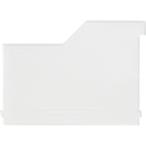 吉川国工業所　収納ケース仕切り板“ブリックス”　９１２７　見出し板２枚組　Ｃｒ 216645