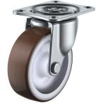 ユーエイ　プレート式　自在　キャスター　ウレタン　車輪径２５ｍｍ　　Ｇタイプ　Ｇ型　取付寸法２８×２３ G-25UR