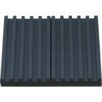 TRUSCO(トラスコ)　防振パット　ミニシートタイプ　１００×１００　厚み１０ｍｍ　天然ゴム OHS-10-100